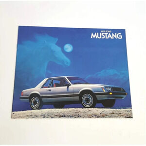 Ford Mustang Brochure Vintage 1979 Original Car Sales Literature